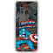 Marvel Classic Comics Captain America Vintage Galaxy A50 Clear Case